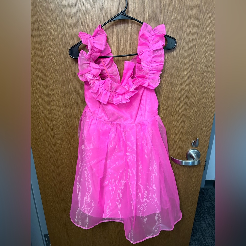 Ruffled Pink Dress